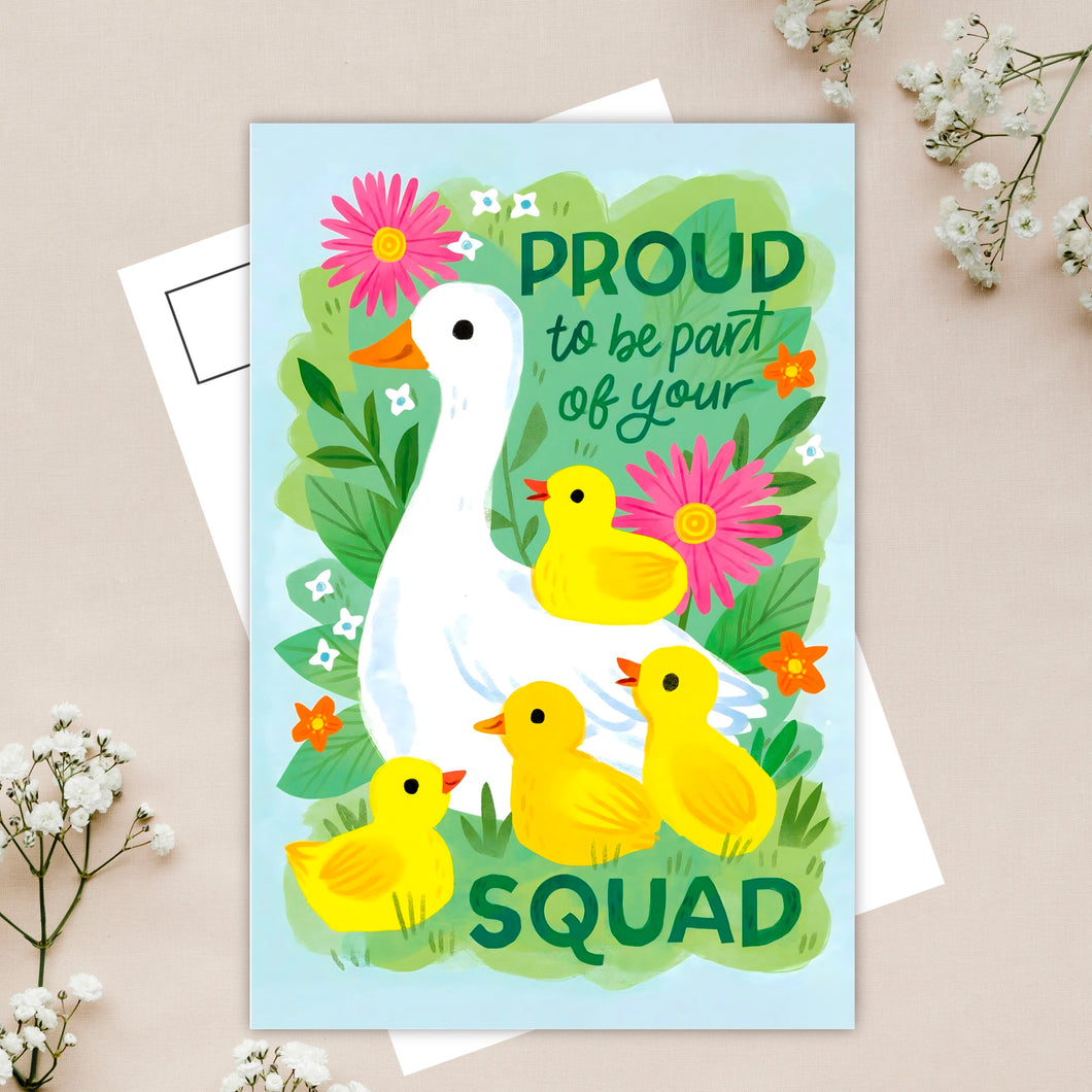 Proud babies postcard