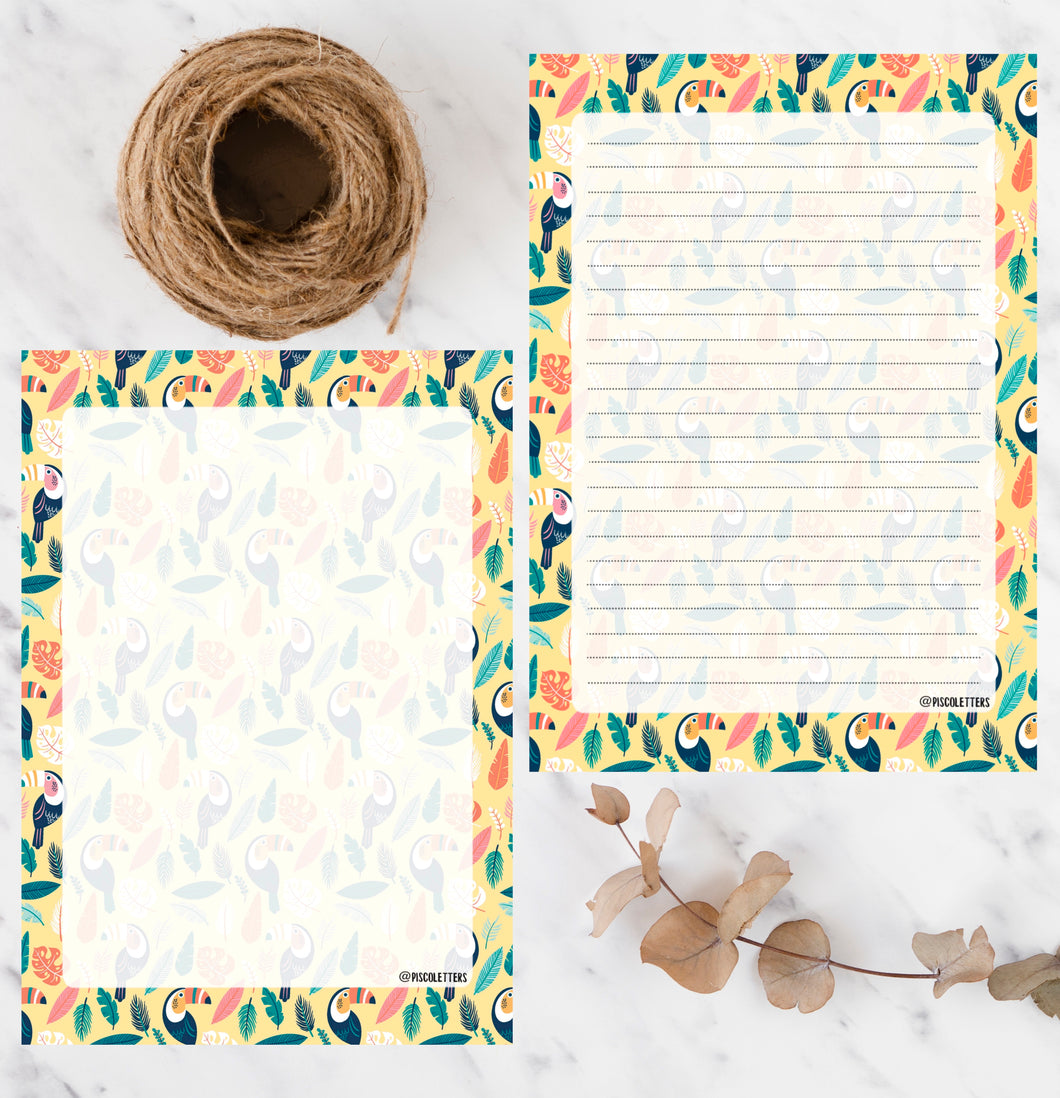 Toucan printable paper