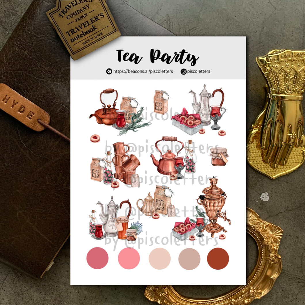 Tea Party Sticker Sheet