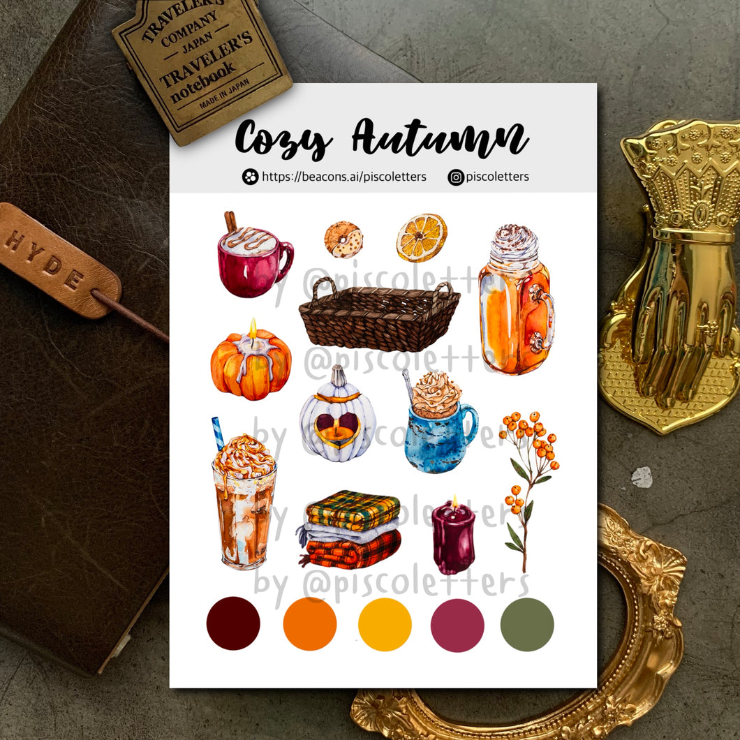 Cozy Autumn Sticker Sheet