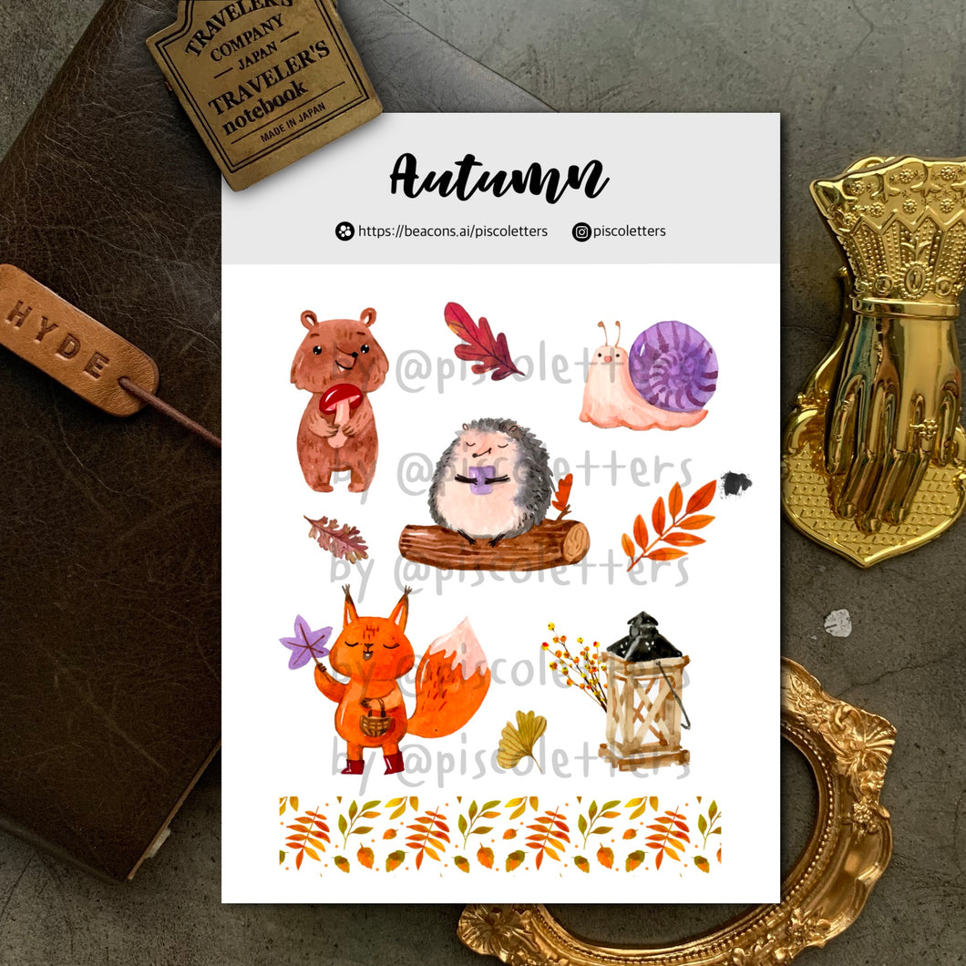 Autumn Sticker Sheet