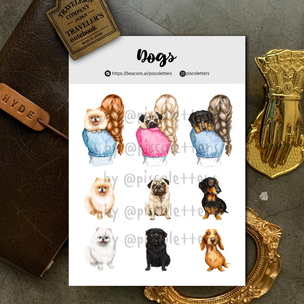 Dogs Sticker Sheet