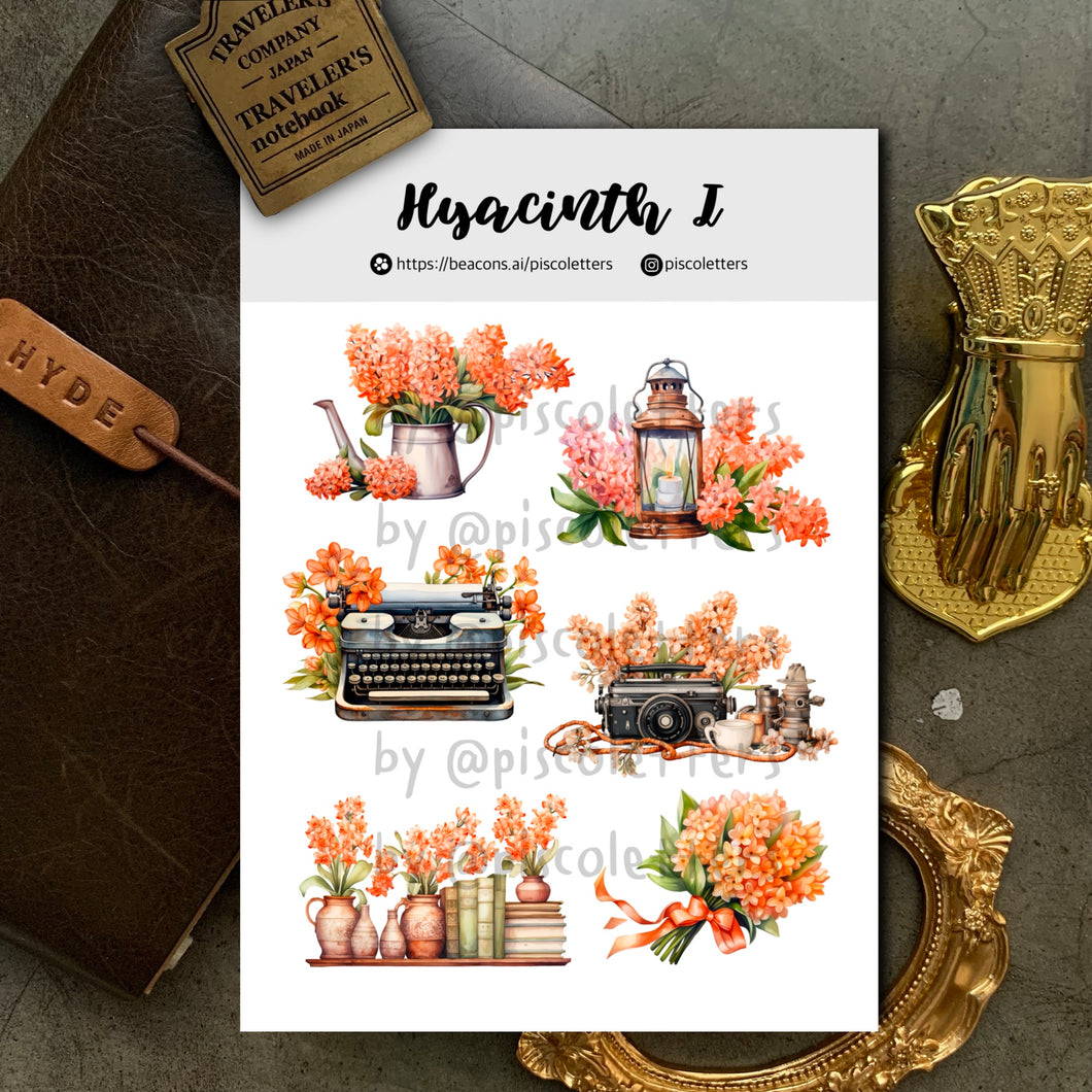 Hyacinth I Sticker Sheet