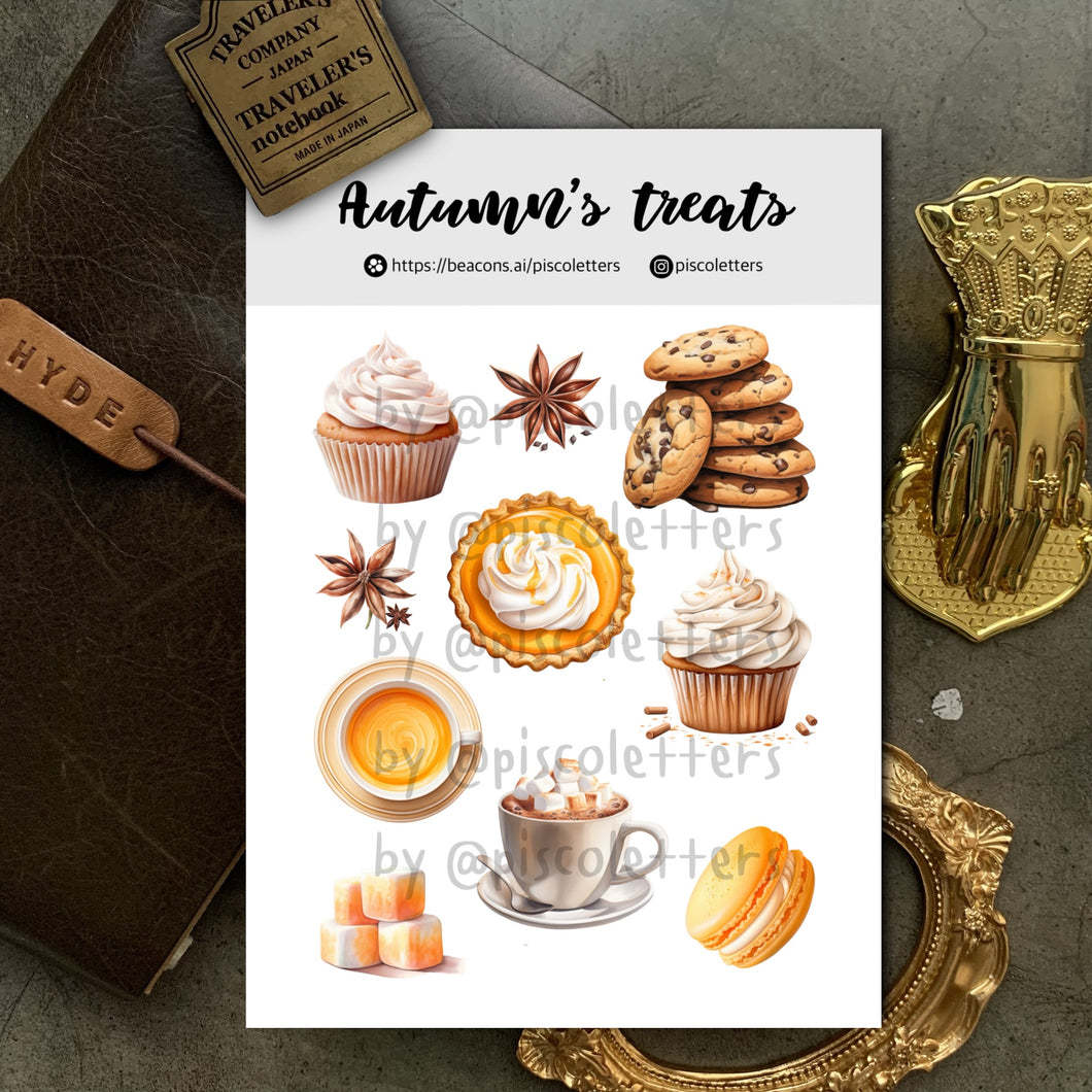 Autumn’s Treats Sticker Sheet