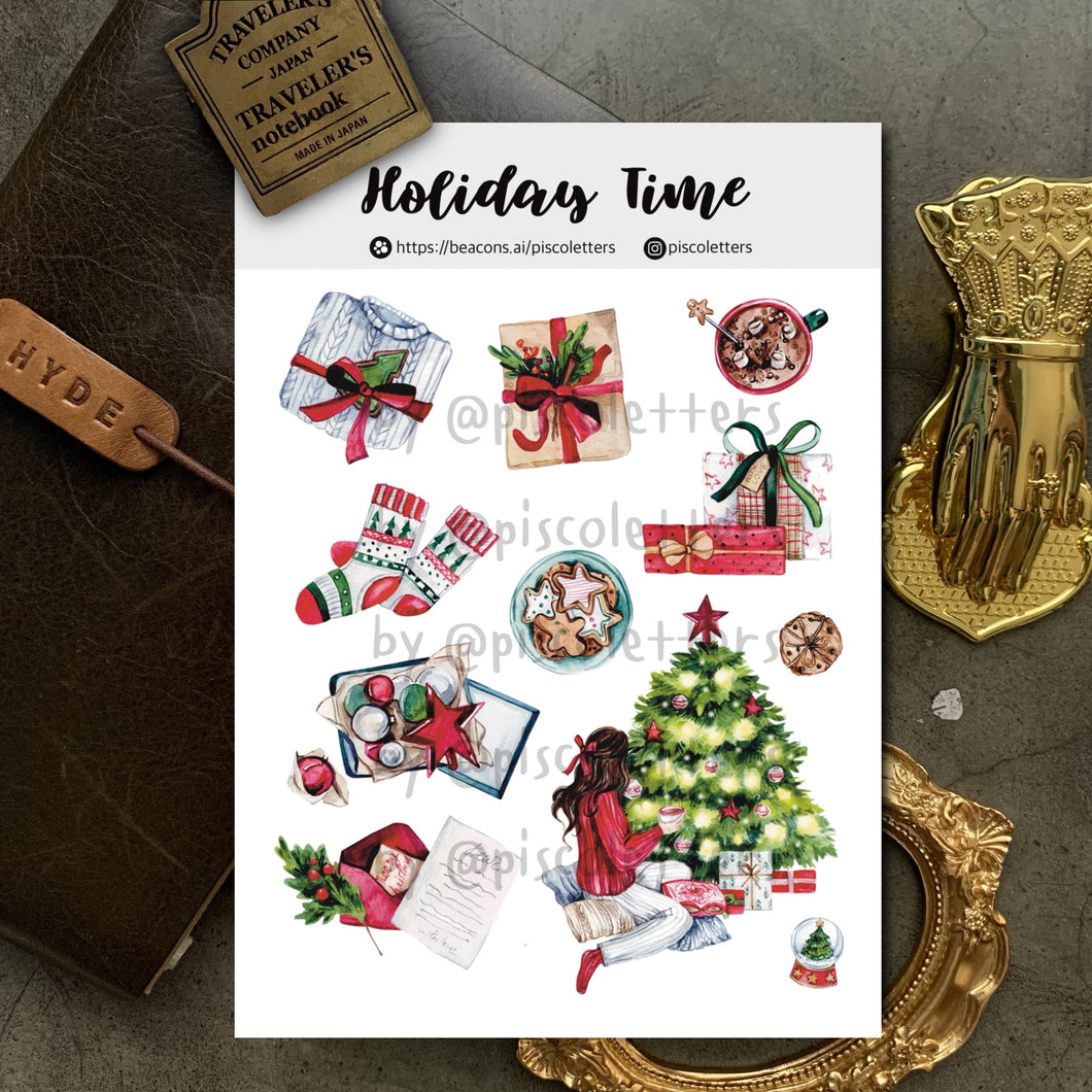 Holiday Time Sticker Sheet