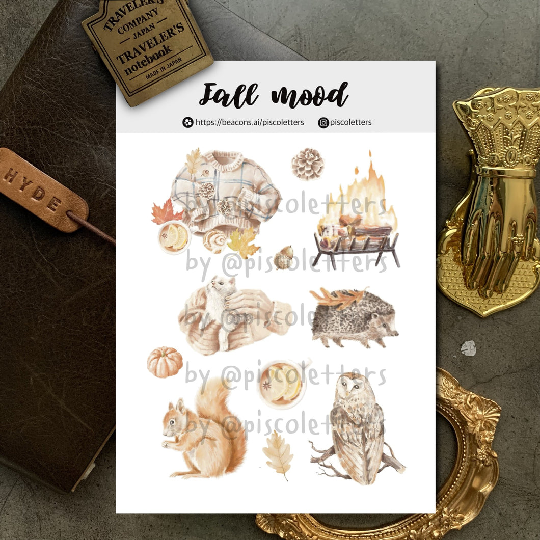 Fall Mood Sticker Sheet