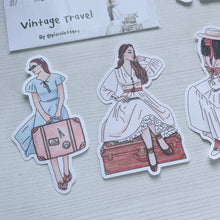 Load image into Gallery viewer, Vintage Travel stickers
