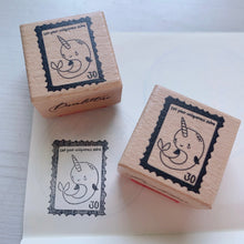 Load image into Gallery viewer, Animal Postage Rubber Stamp
