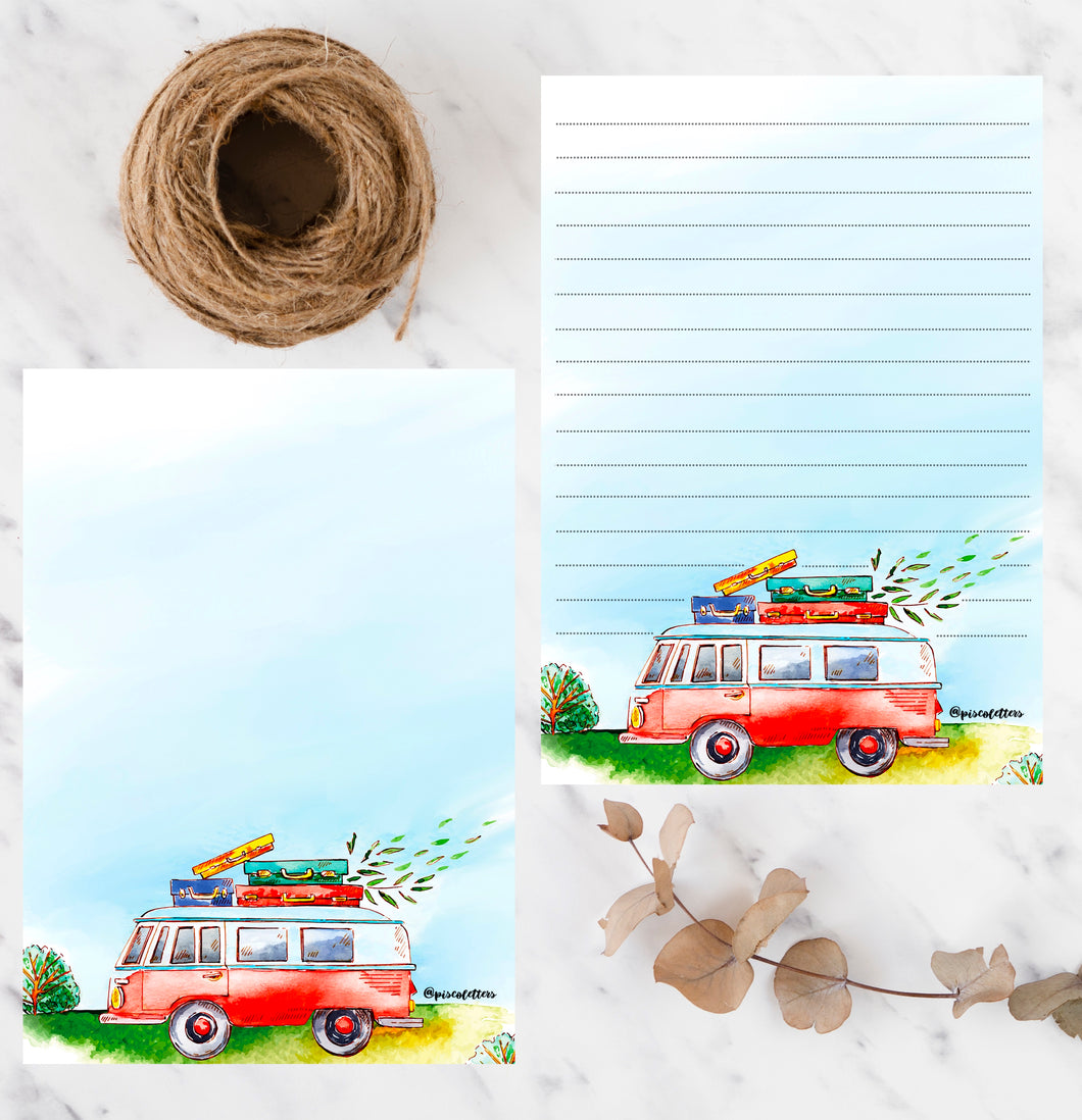 Minivan printable paper