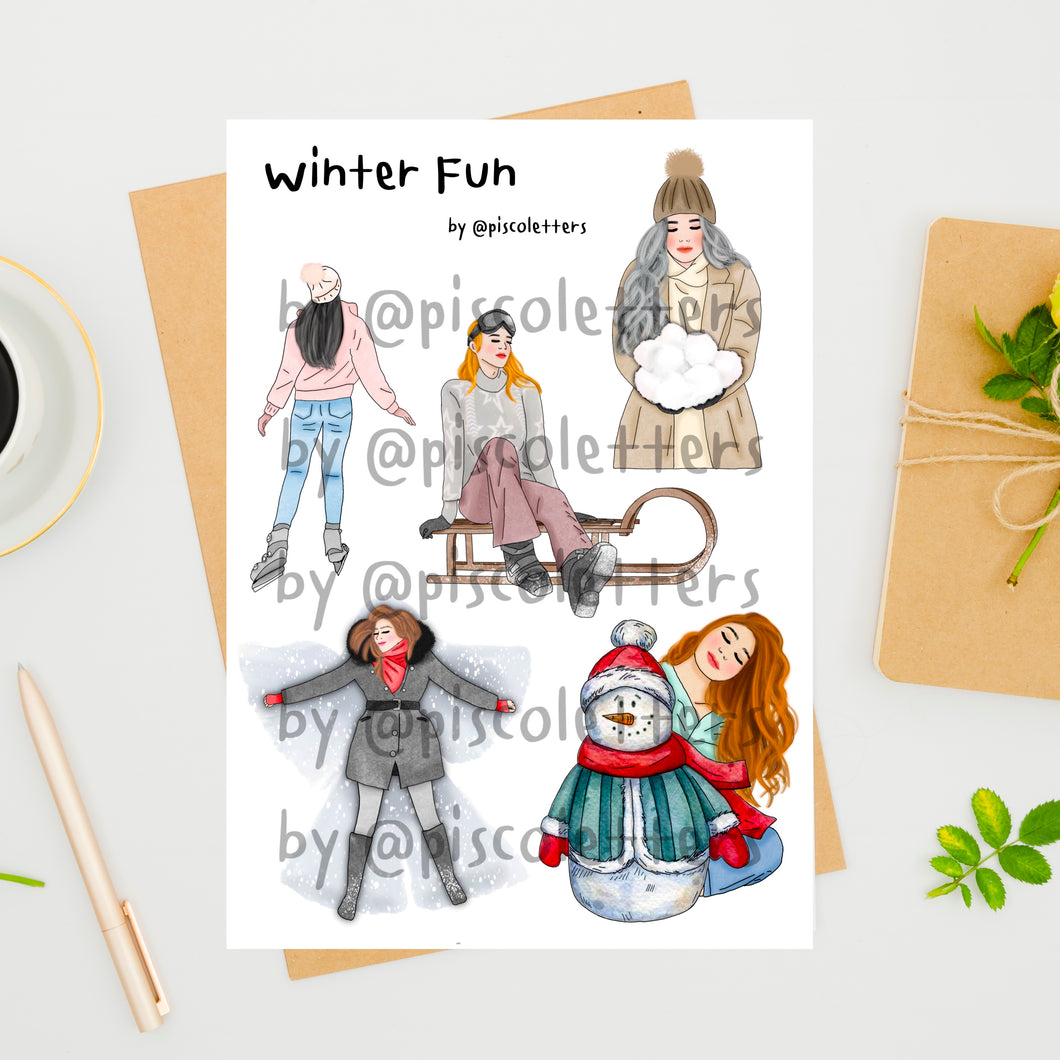 Winter Fun Printable (Digital)