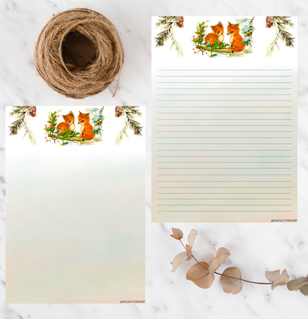 Fox printable paper