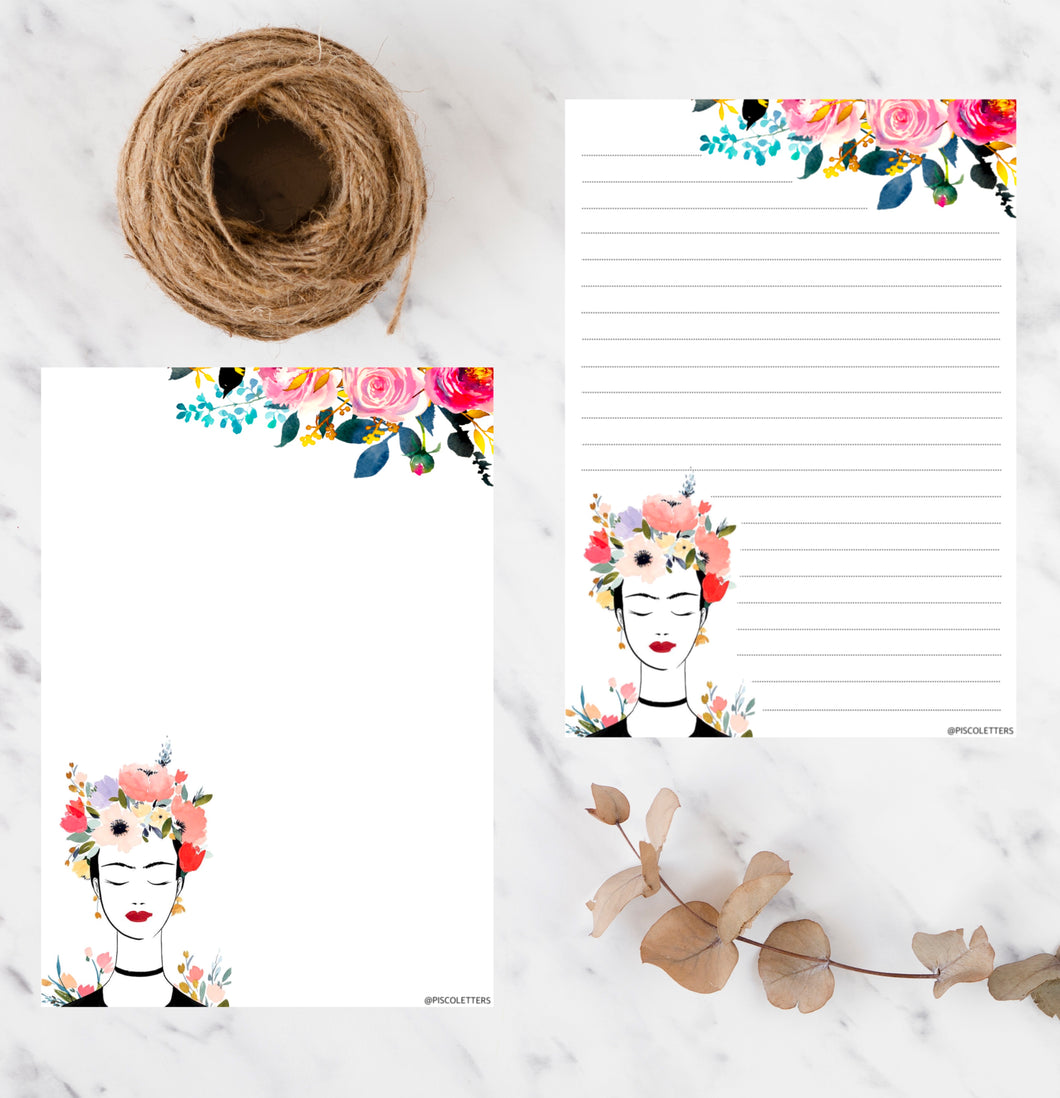 Frida Kahlo printable paper