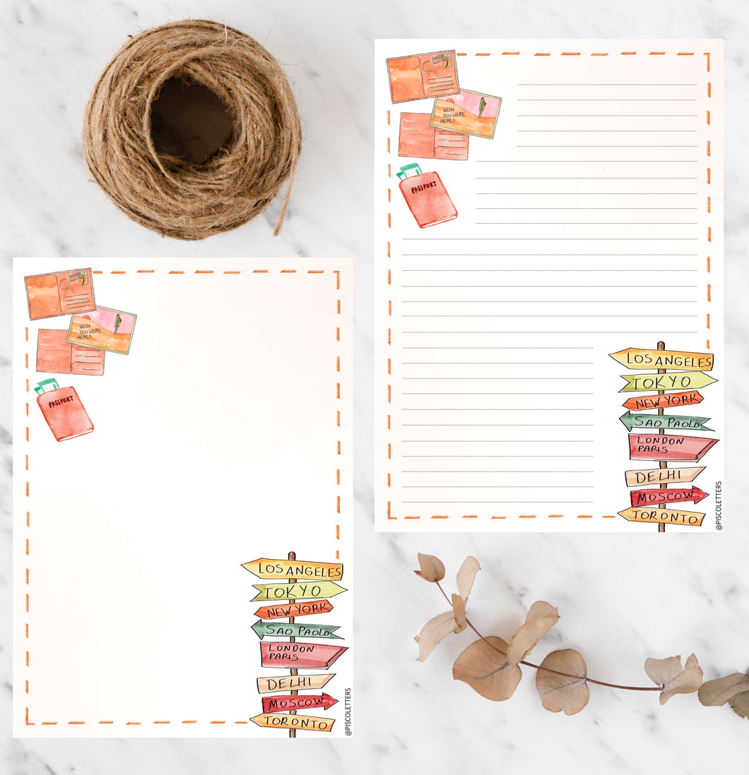 Travel printable paper