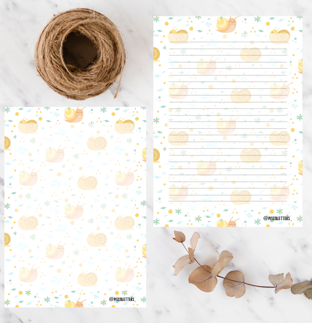 Snail printable paper