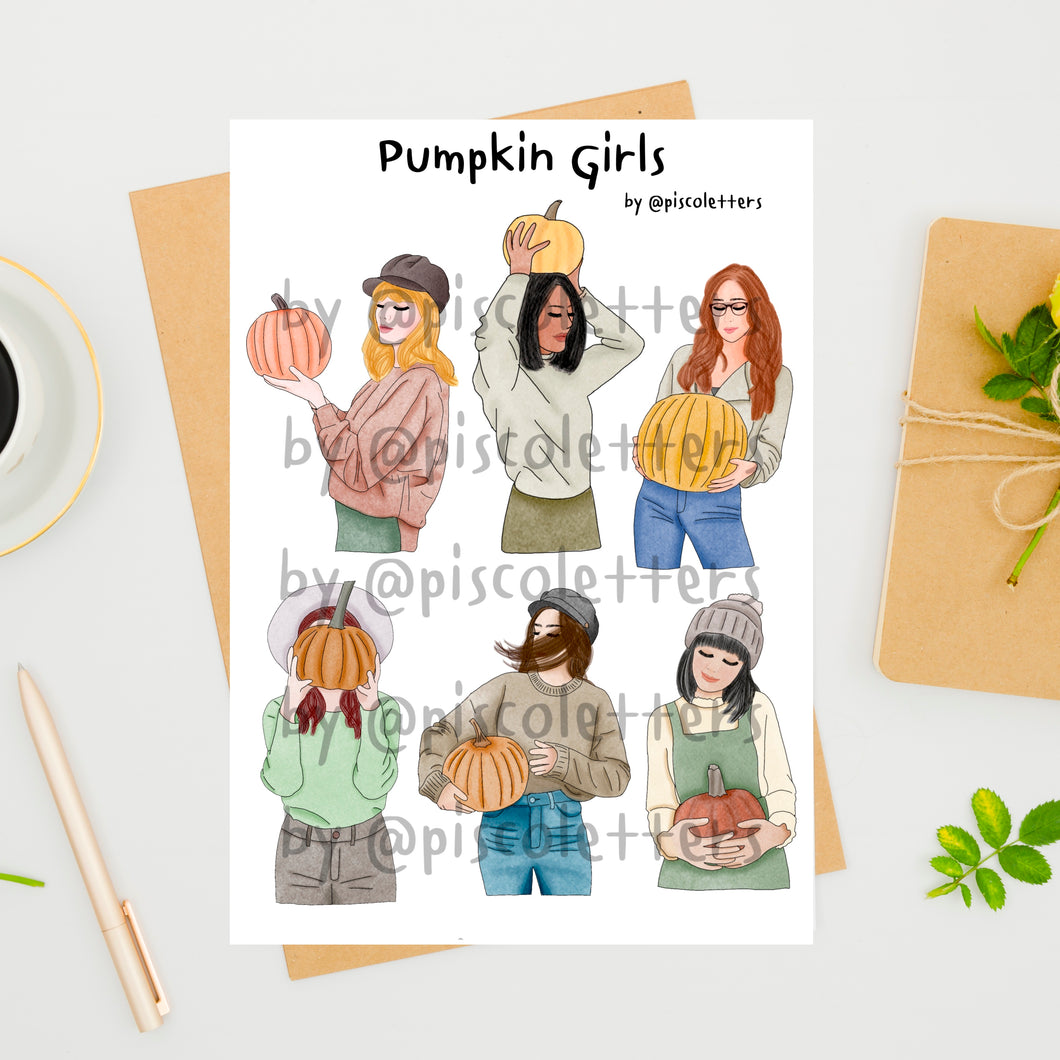 Pumpkin Girls Printable (Digital)