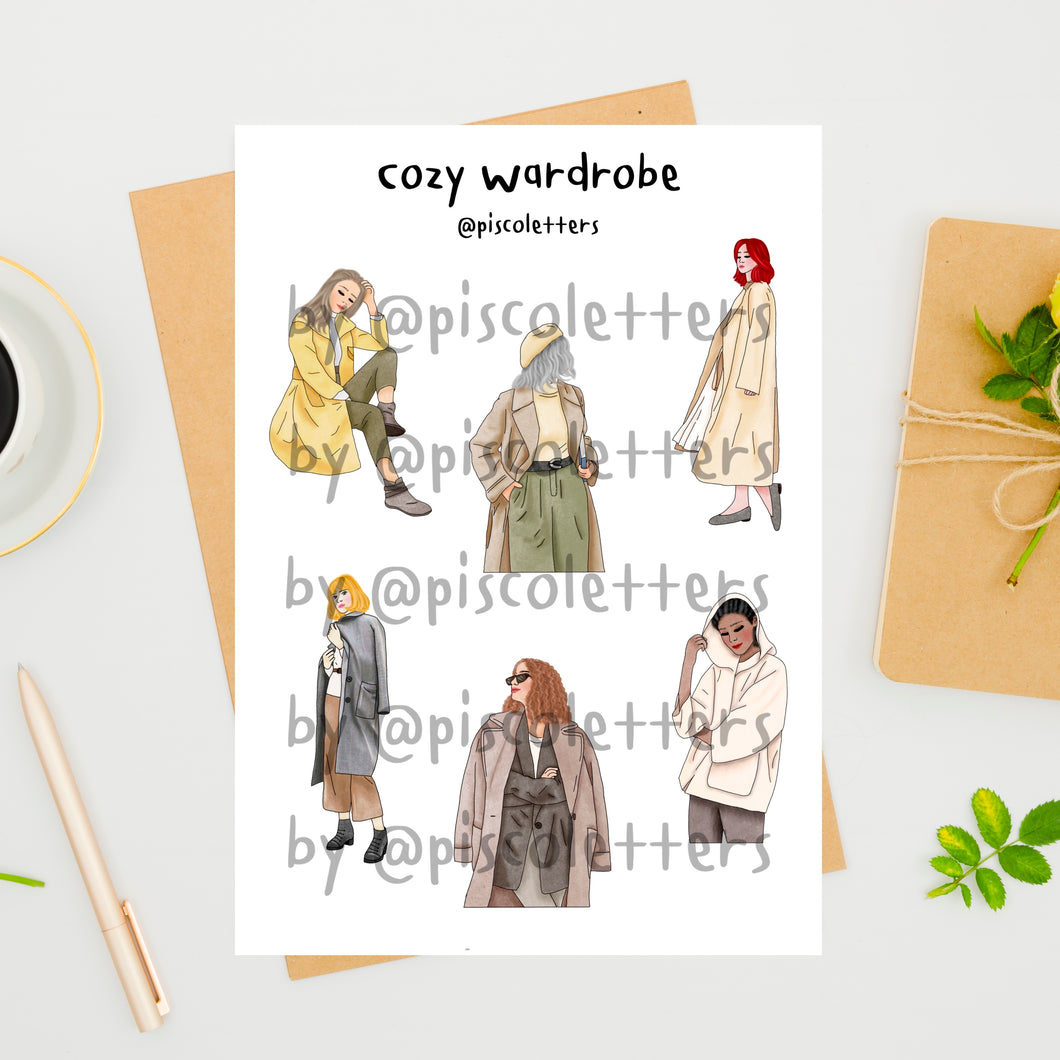 Cozy wardrobe Printable (Digital)