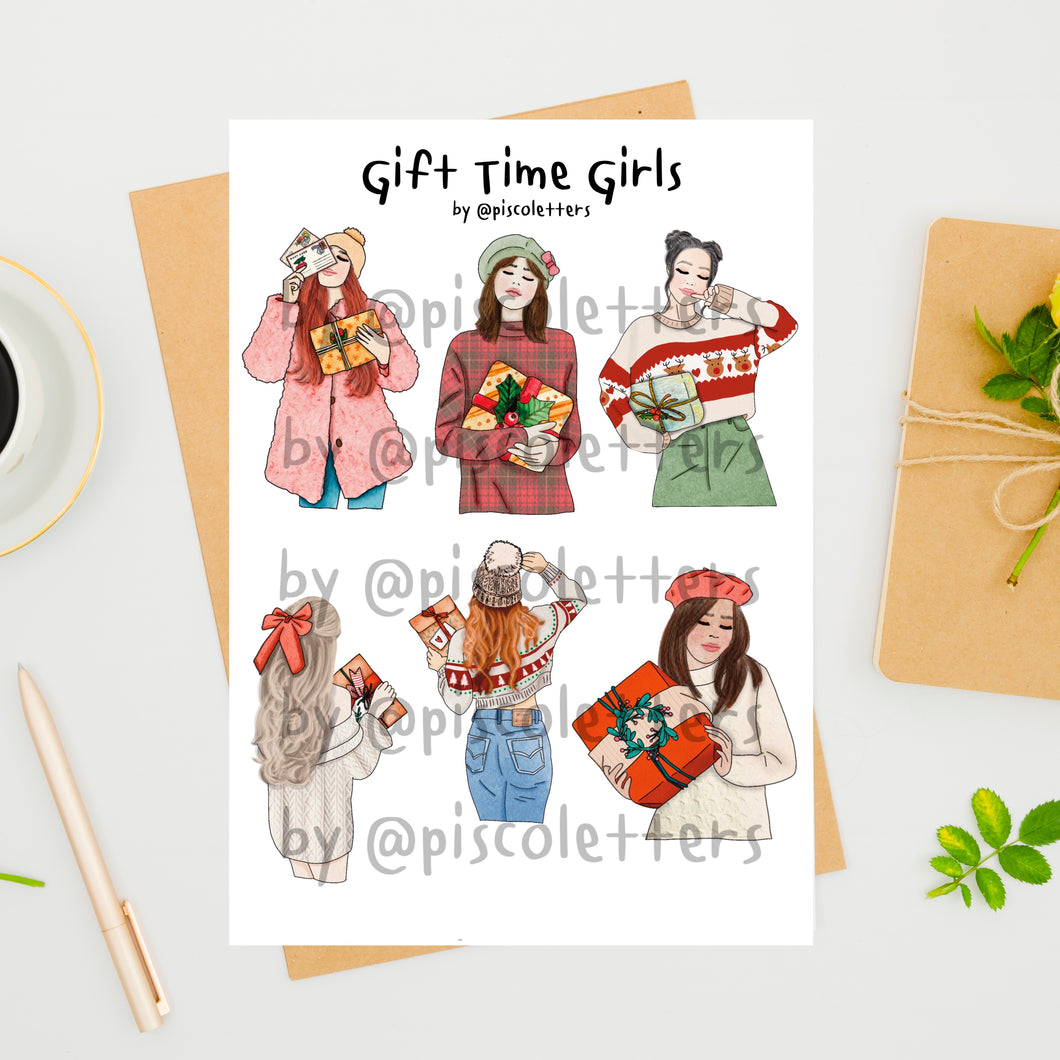 Gift Time Girls Printable (Digital)