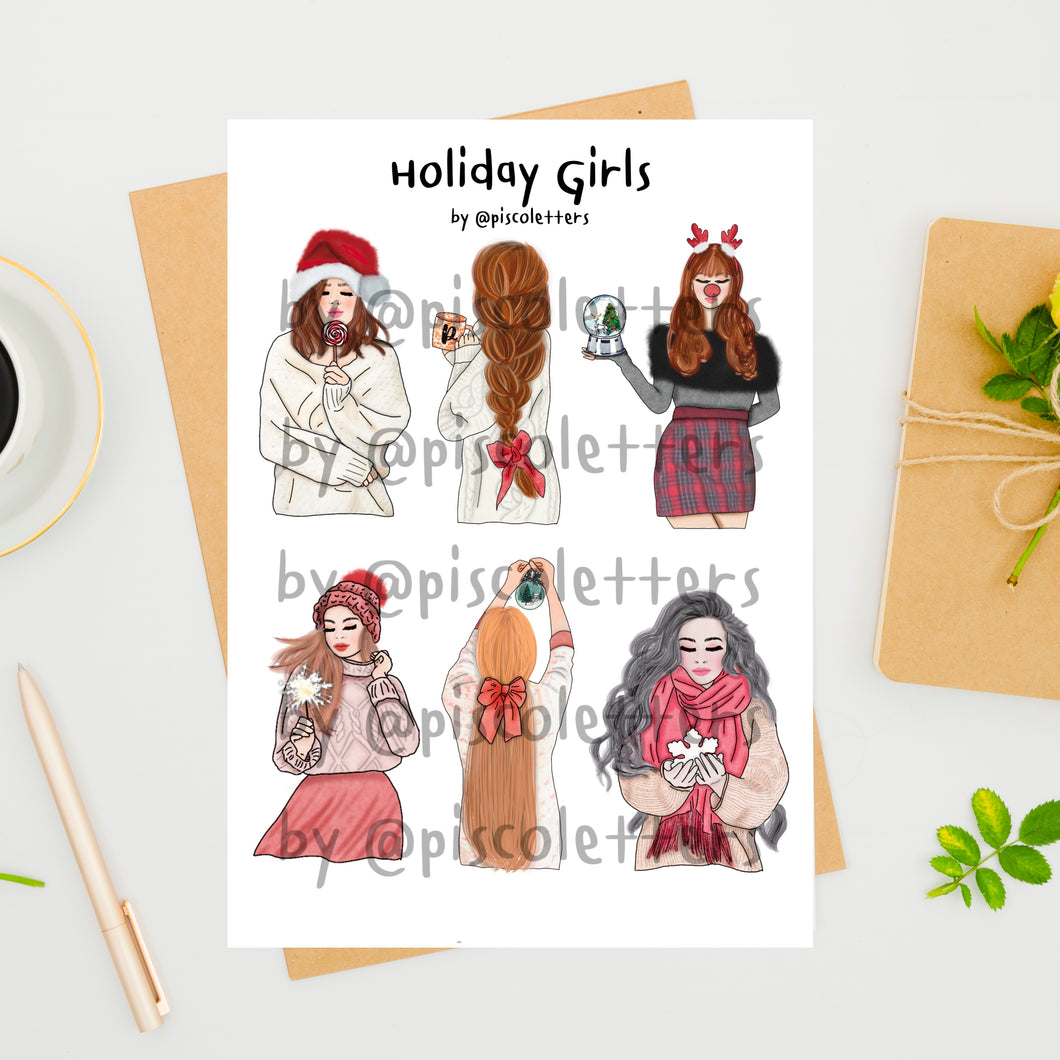 Holiday Girls Printable (Digital)