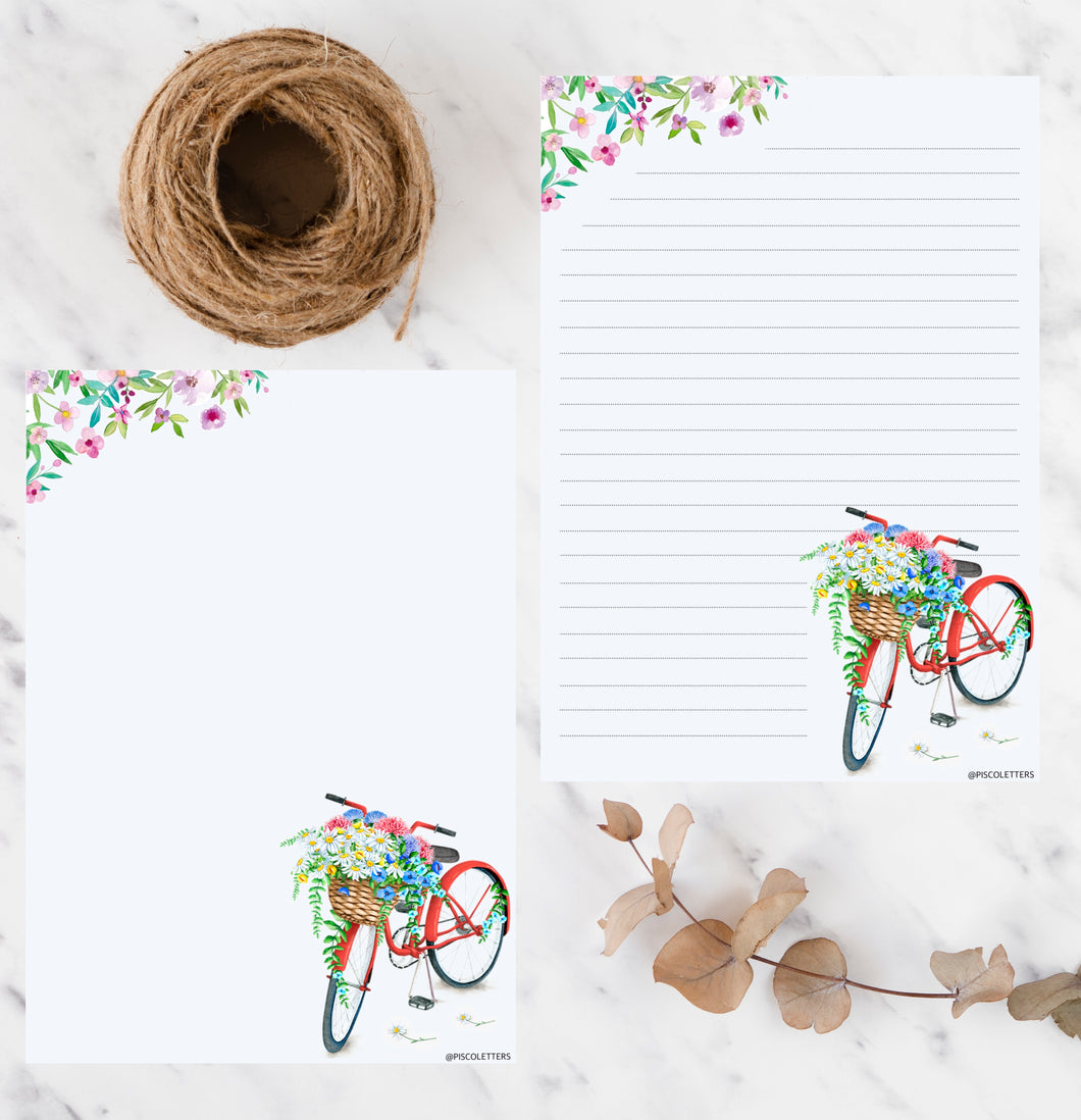 Bicycle printable paper