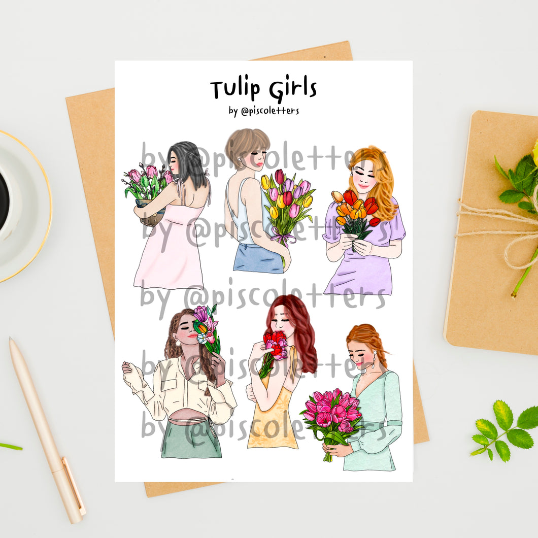 Tulip Girls Printable (Digital)