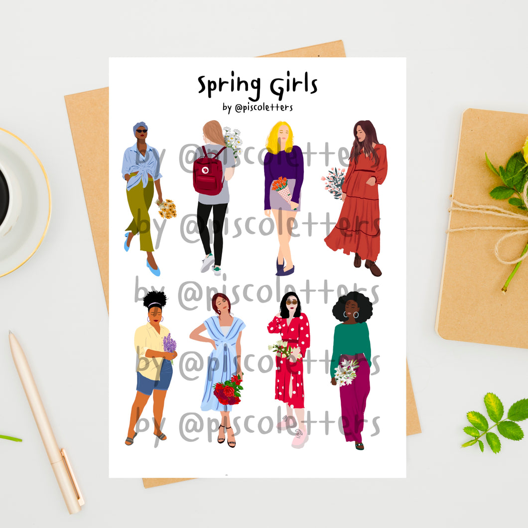 Spring Girls Printable (Digital)