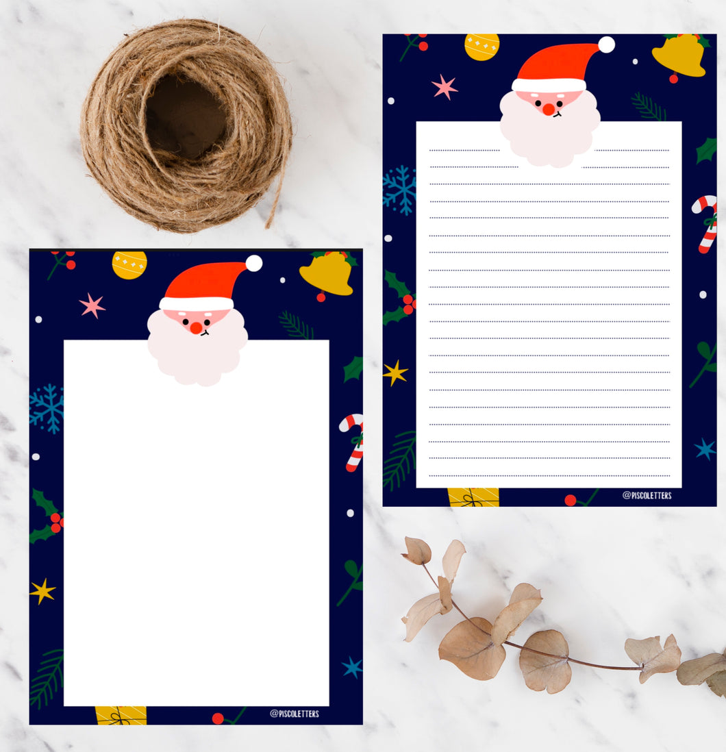 Santa printable paper