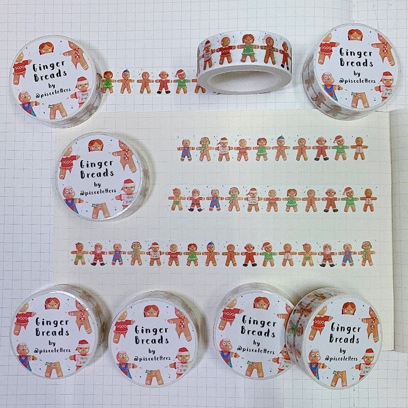 Ginger Breads Washi Tape