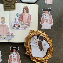 Load image into Gallery viewer, Self care Girl stickers
