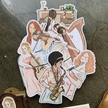 Load image into Gallery viewer, Musical Girl stickers
