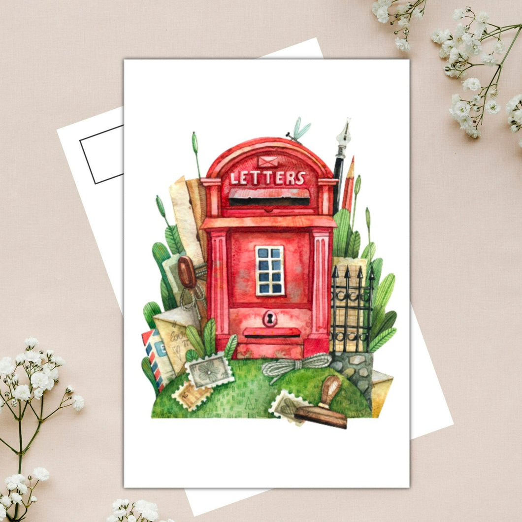 Letter box postcard