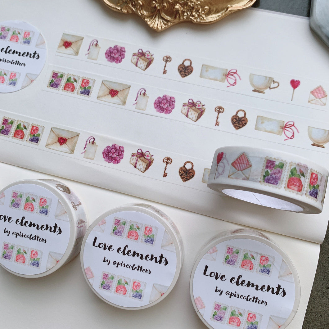 Love Elements Washi Tape