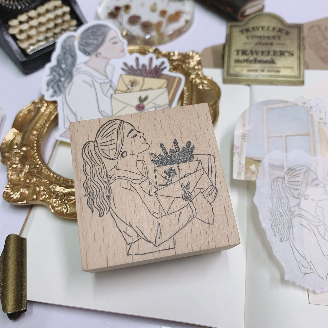 Pearl Girl Vol. I Rubber Stamp