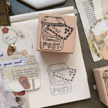 Load image into Gallery viewer, Standing Postbox Rubber Stamps
