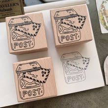 Load image into Gallery viewer, Standing Postbox Rubber Stamps
