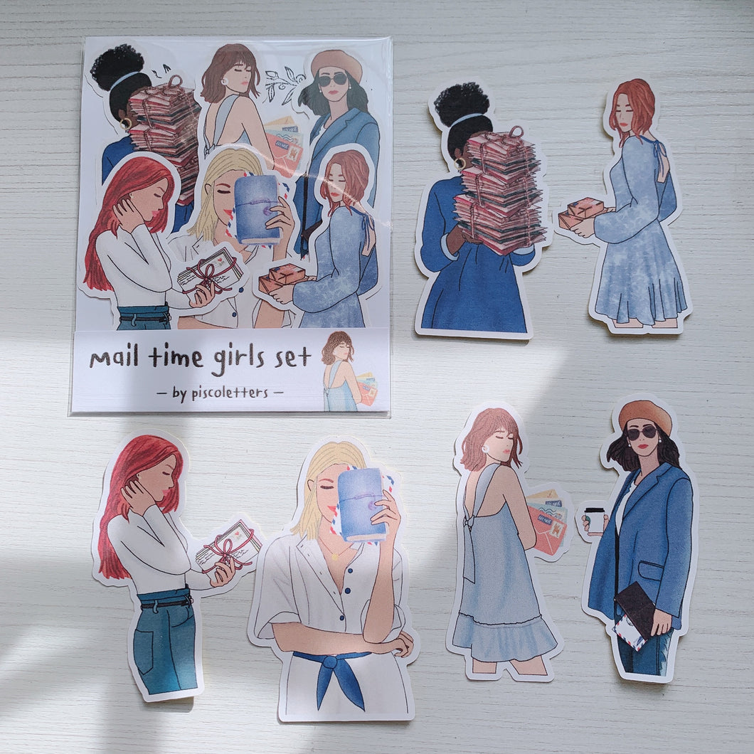 Mail Time stickers