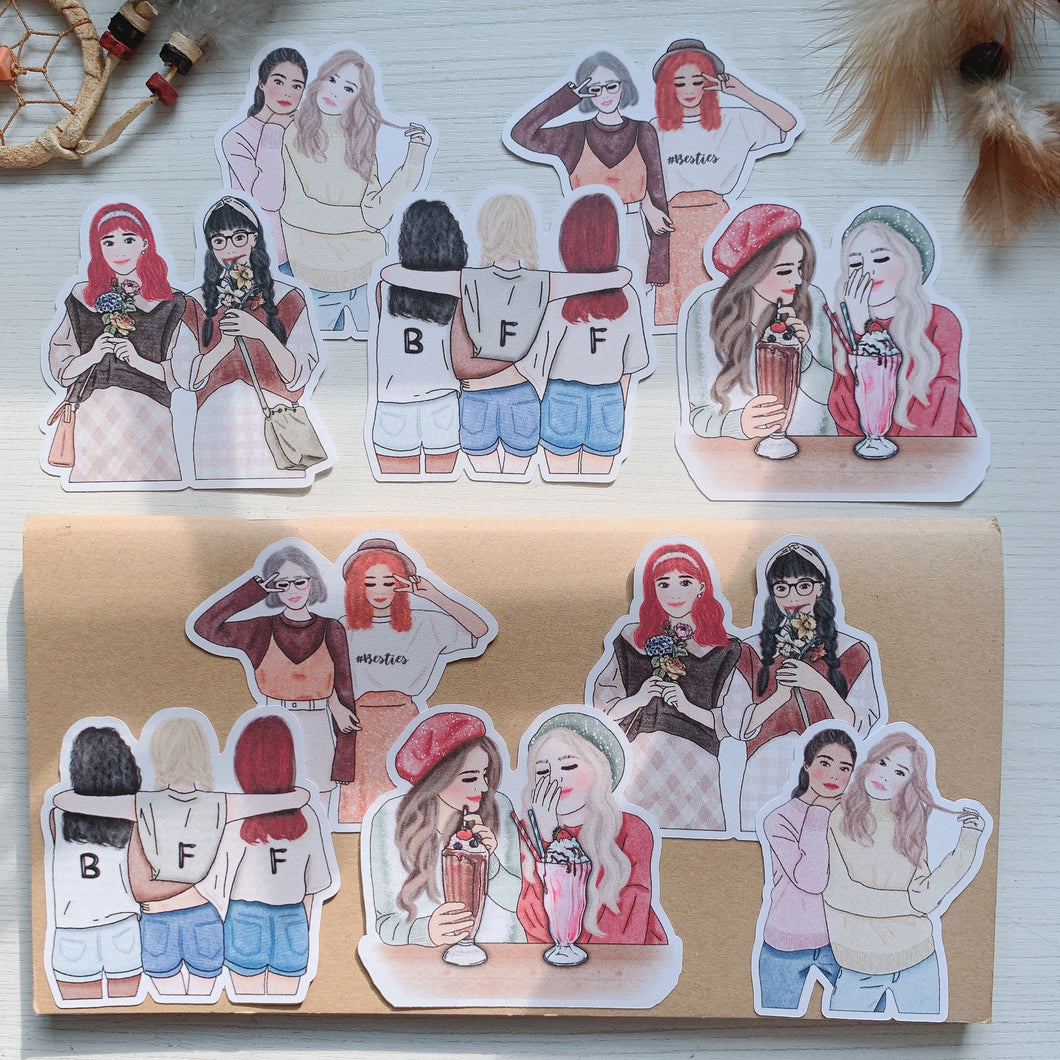 Besties stickers