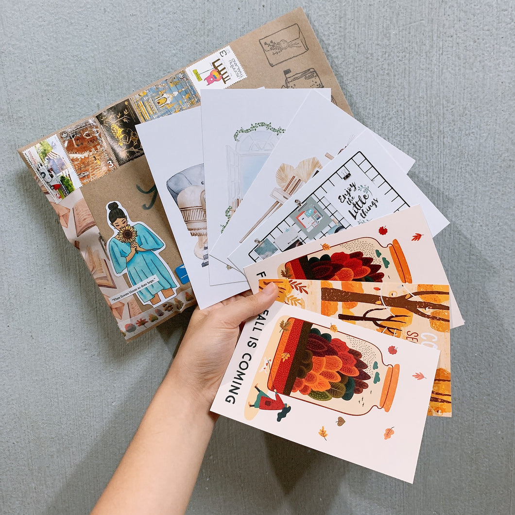 Postcard grab bag