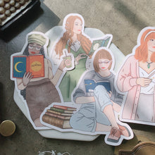 Load image into Gallery viewer, Reading Girls II stickers
