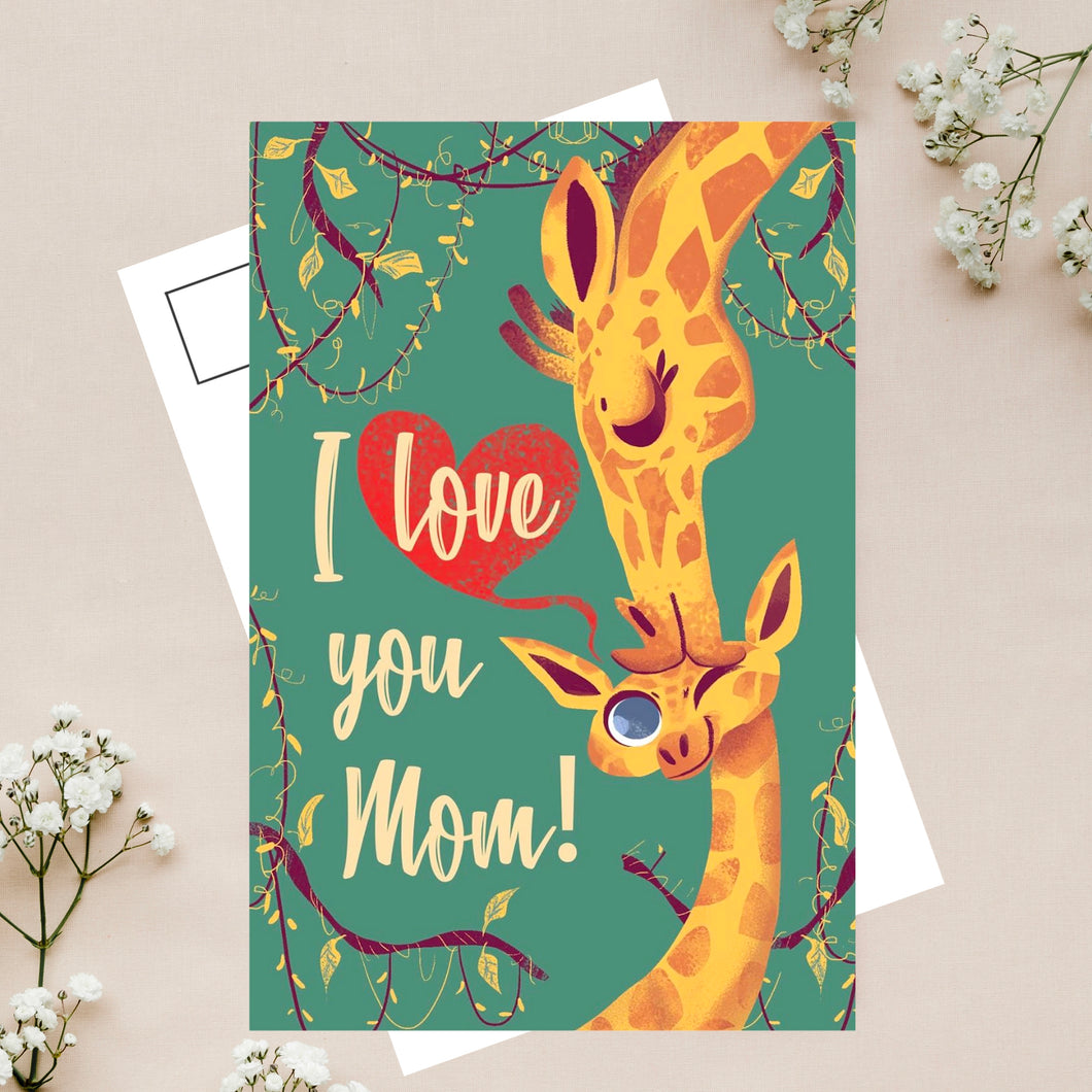 Love mom postcard