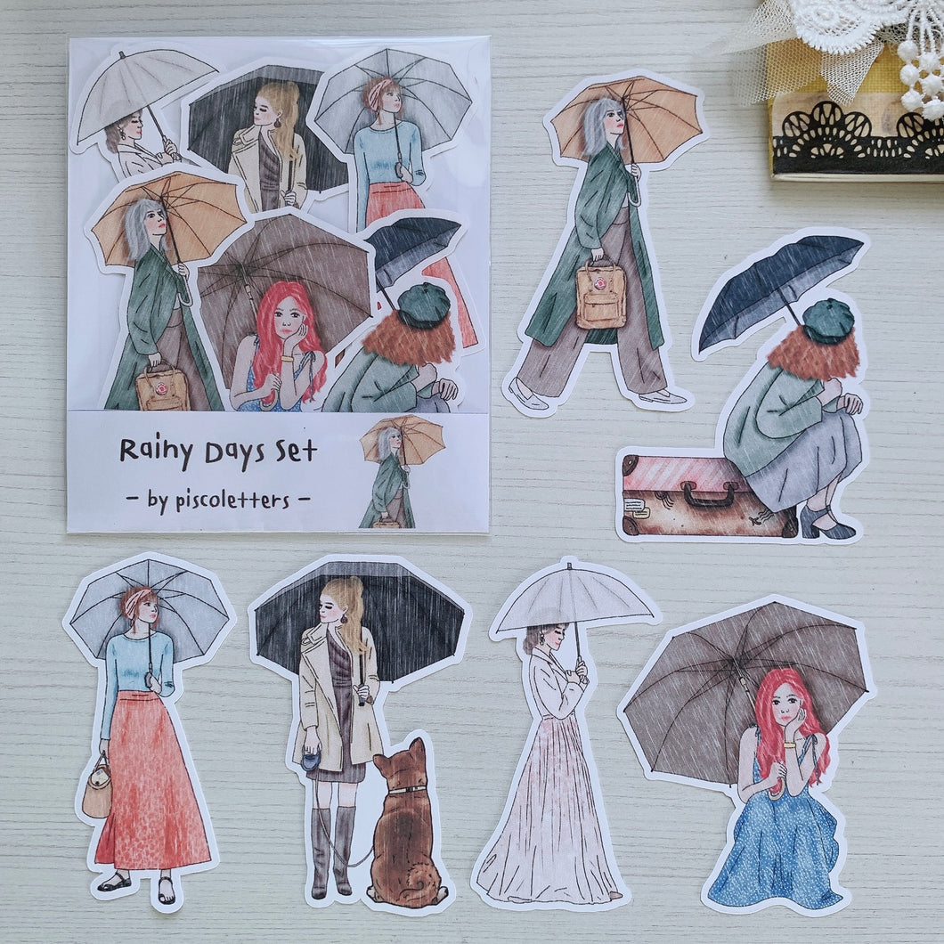 Rainy Days stickers