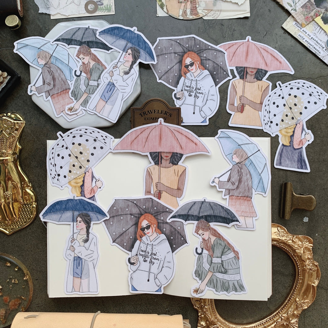 Rainy Girls stickers